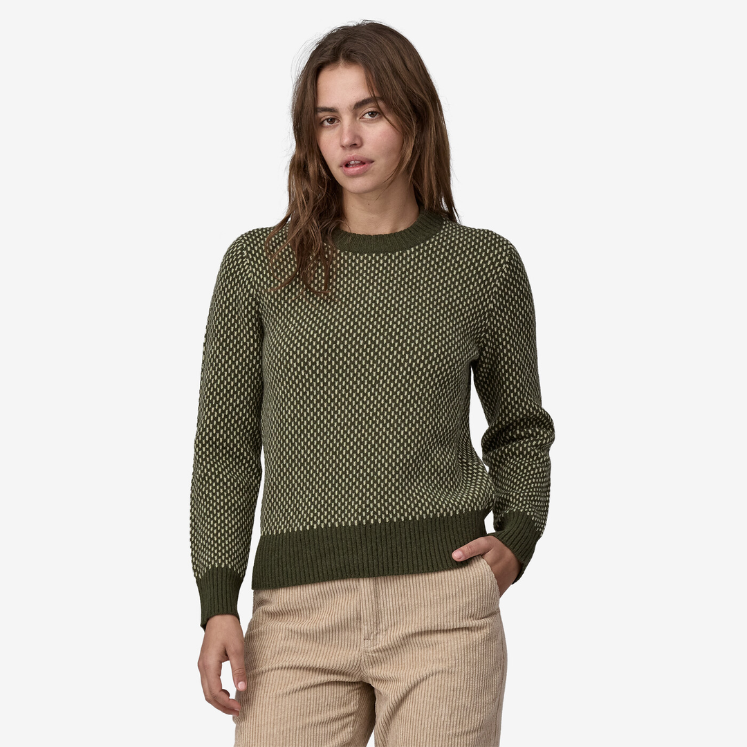 W's Recycled Wool-Blend Crewneck Sweater - Bshop