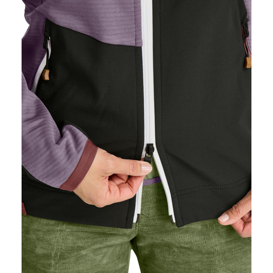 Fleece Rib Hoody W