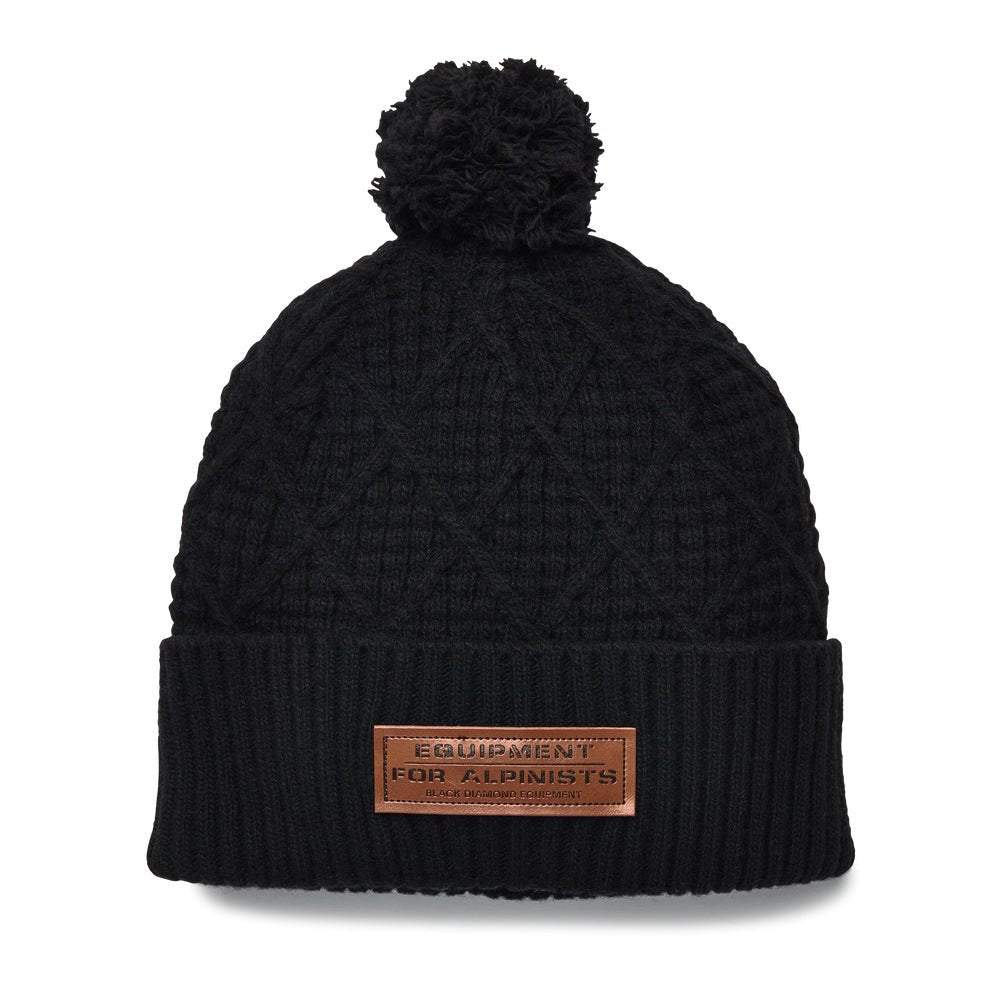 Cable Cuff Pom Beanie - Bshop