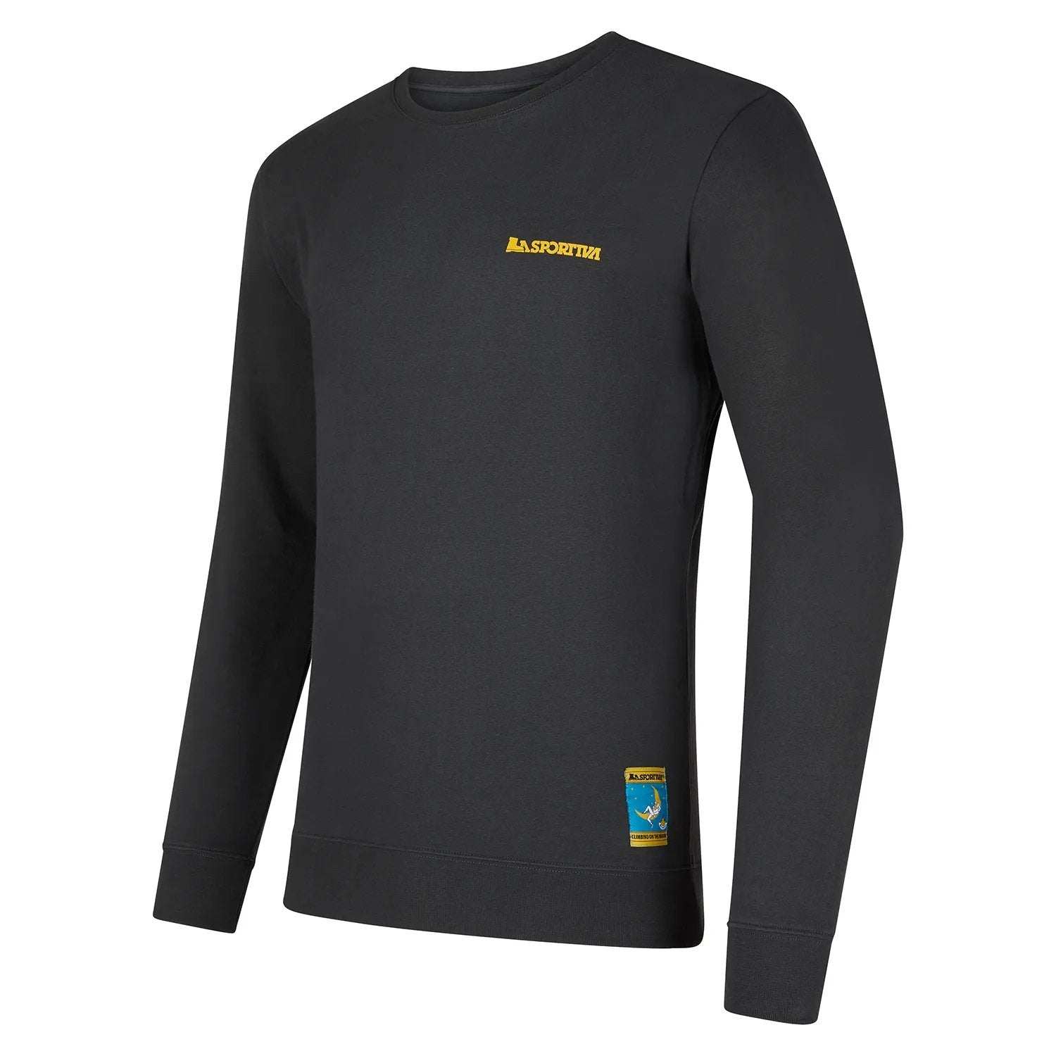 Climbing On The Moon Sweatshirt M - Carbon/Giallo - Blogside