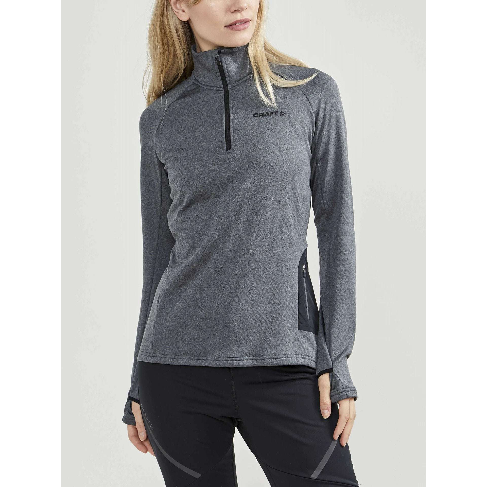 Core Trim Thermal Midlayer W - Dark Grey Melange - Blogside