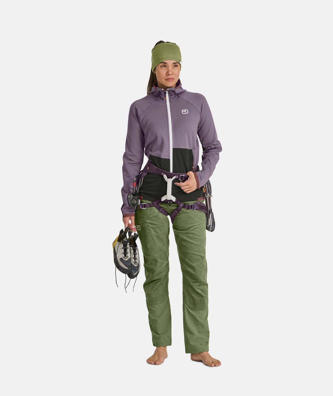 Fleece Rib Hoody W - Aquatic Ice - Blogside