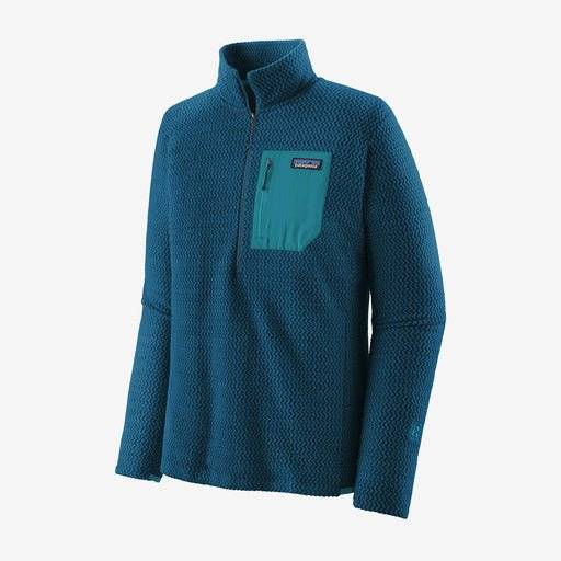 M's R1 Air Zip Neck - Lagom Blue - Blogside