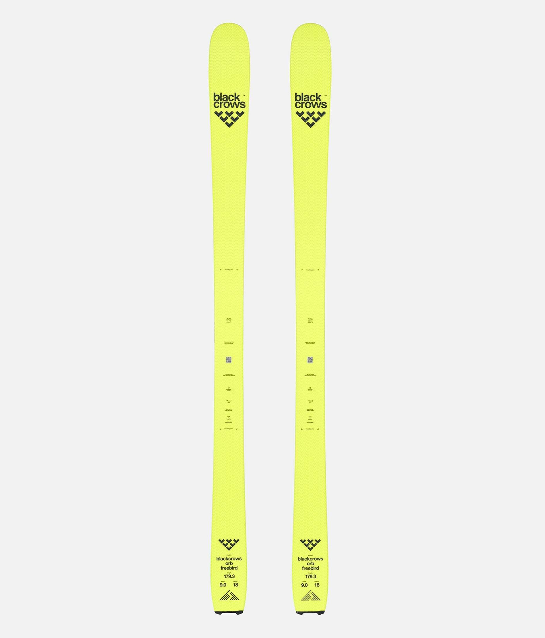 Orb Freebird Skis - Yellow - Blogside