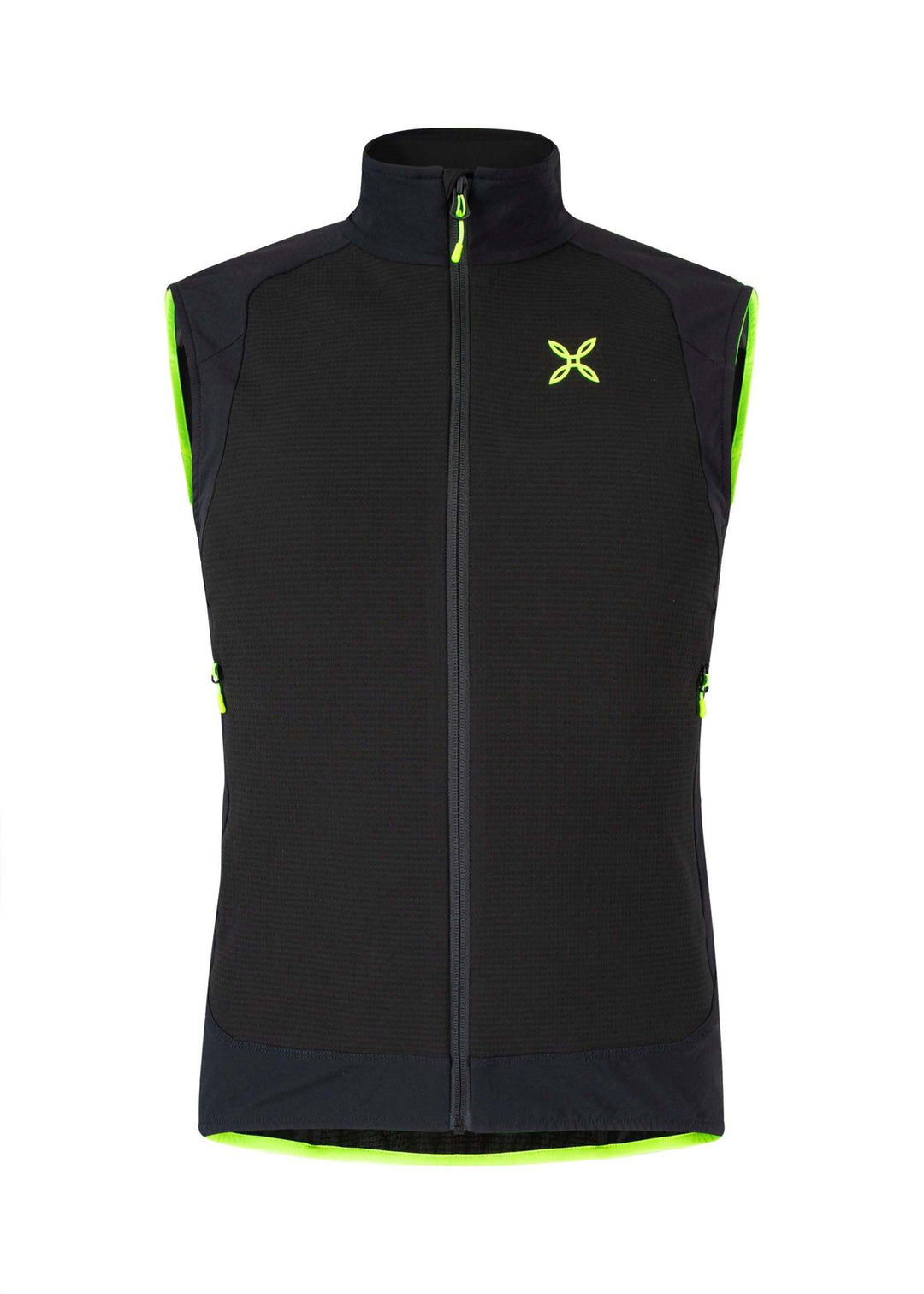 Premium Wind Vest - Nero/Giallo Fluo (9070F) - Blogside