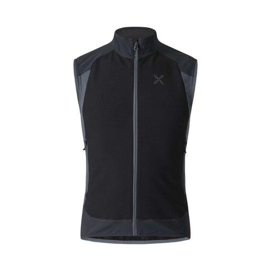 Premium Wind Vest - Nero/Piombo - Blogside