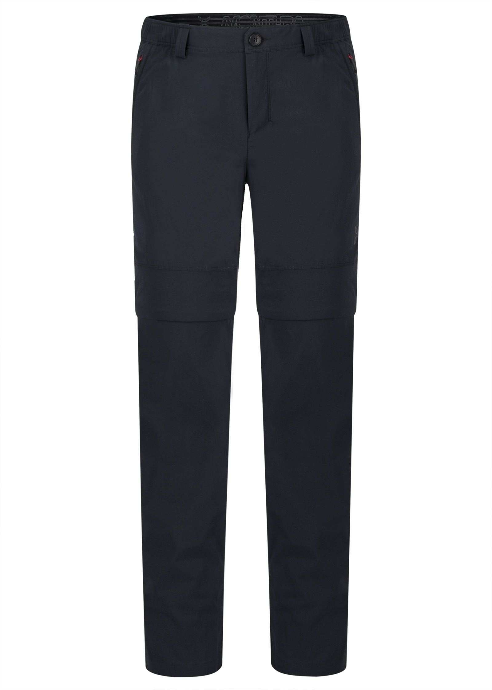 Travel Geo Zip Off Pants - Antracite/Rosso - Blogside