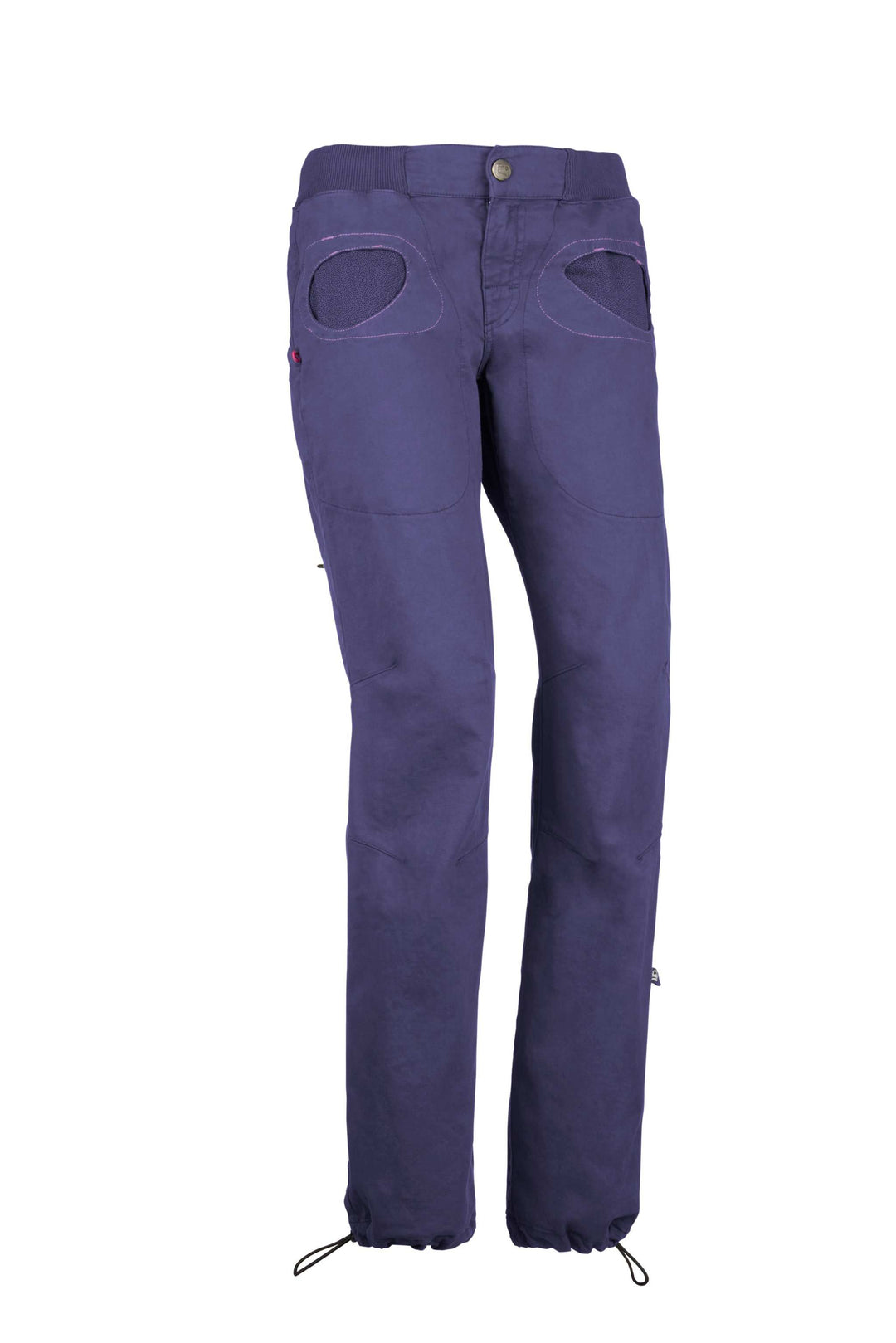 Pantaloni da arrampicata urbana Onda Slim2 in cotone biologico blu scuro.