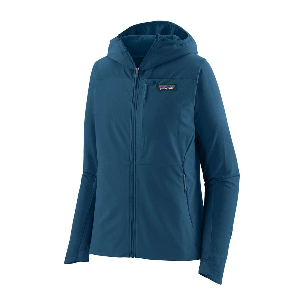 W's R1 Crossstrata Hoody - Lagom Blue - Blogside